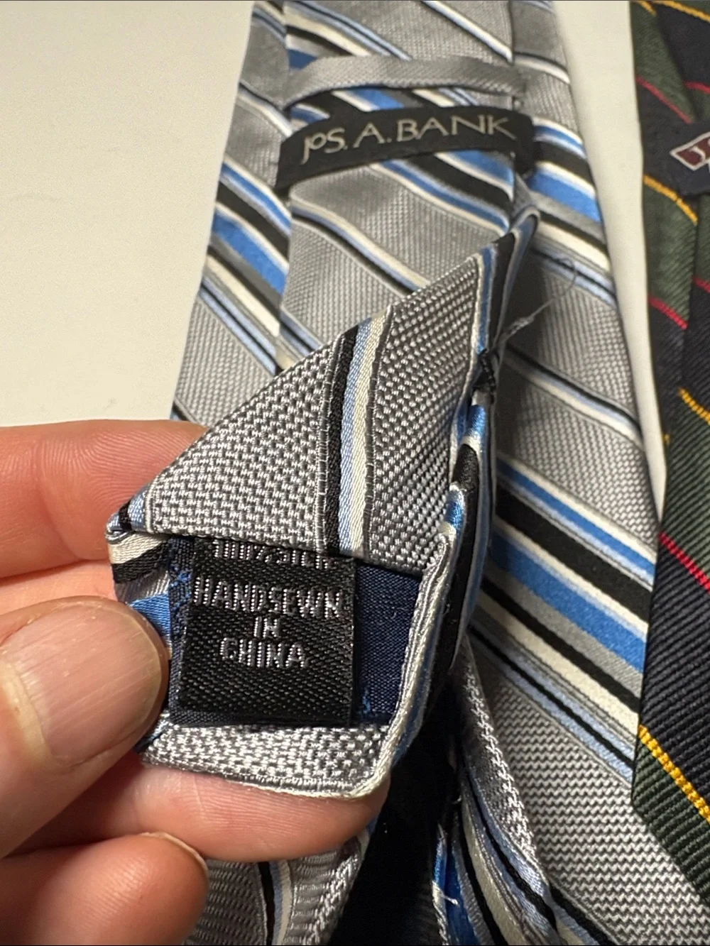 Jos. A. Bank Lot of 2 Striped Silk Ties